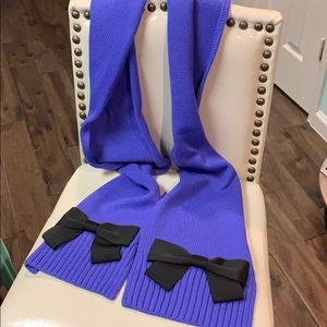 Kate spade bow scarf -new with tags